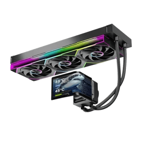 JUNGLE LEOPARD CHILL ARC CA360 LIQUID COOLER – BLACK