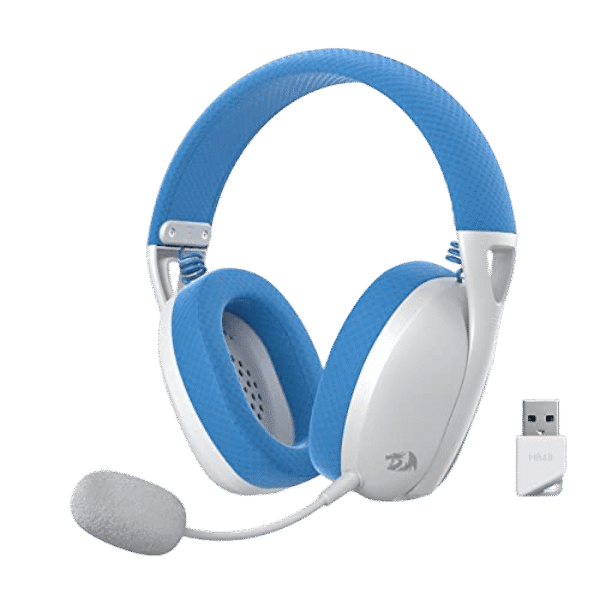 REDRAGON IRE PRO H848 White & blue 3 mode gaming headset