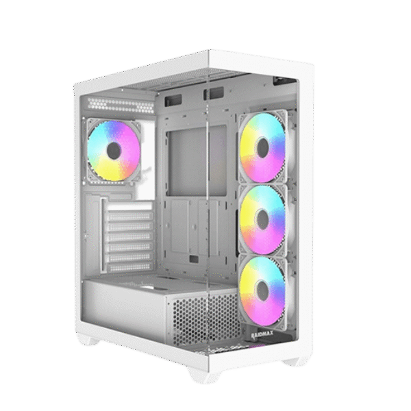 RAIDMAX INFINITA I800 ARGB MID-TOWER GAMING CASE WHITE