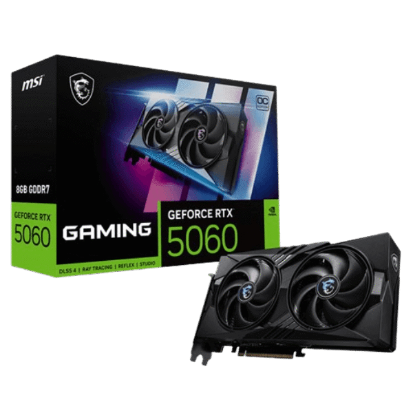 MSI RTX 5060 gaming oc 8gb gddr7x graphics card