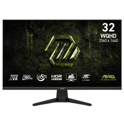 MSI MAG 325QF E18V 31.5'' INCH WQHD (2560 X 1440) 180HZ 0.5MS ADAPTIVE-SYNC GAMING MONITOR