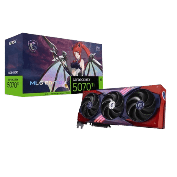 MSI GEFORCE RTX 5070 TI MLG EDITION 3X OC 16GB GDDR7X GRAPHICS CARD (SYSTEM ONLY)