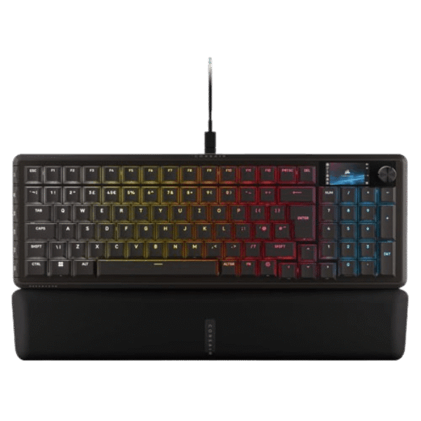 COSAIR VANGUARD 96 MLX Plasma Black Mechanical Keyboard With Lcd Display