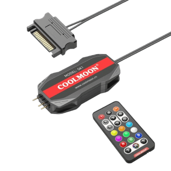 COOLMOON MINI ARGB Controller With Remote (SK1)