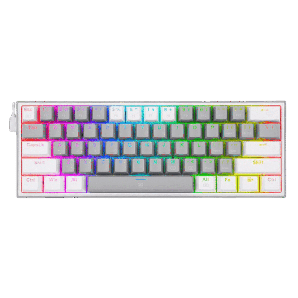 REDRAGON FIZZ K617 60% Wired gray & white keyboard