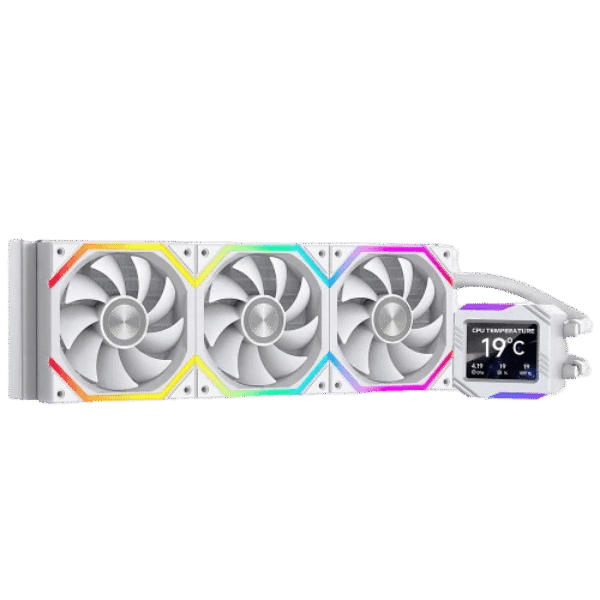 JUNGLE LEOPARD ASTROSHEL V2G 360 Liquid Cooler – White