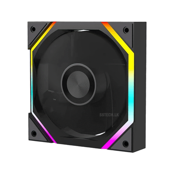 JUNGLE LEOPARD Galaxy 120mm Case Fan Black