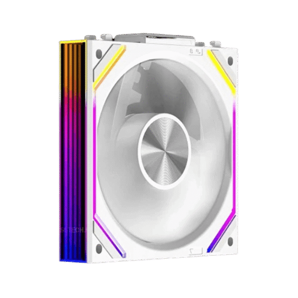 JUNGLE LEOPARD INTERSTELLAR V2 SE MIRROR 120MM PWM WHITE Case FAN