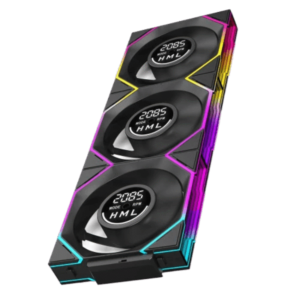 JUNGLE LEOPARD INTERSTELLAR V4 DGT Block Fan (Black)