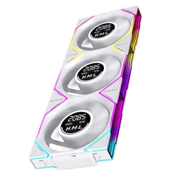 JUNGLE LEOPARD INTERSTELLAR V4 DGT Block Fan (White)