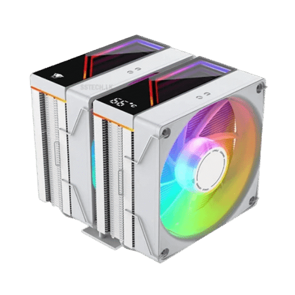 JUNGLE LEOPARD KF620-DGT ARGB Air Cpu Cooler WHITE