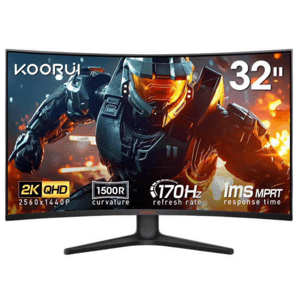 KOORUI 32" G3221SC 2K 170Hz Curved Gaming Monitor