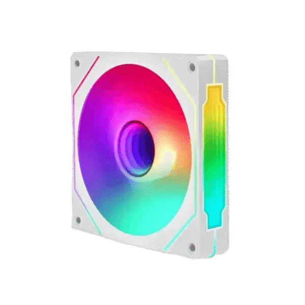LOVINGCOOL ARGB 120mm Case Fan White (PWM-ARGB) 6Pro