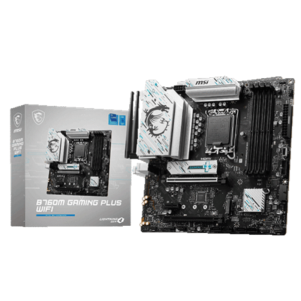 MSI B760M GAMING PLUS WIFI DDR5 MOTHERBOARD