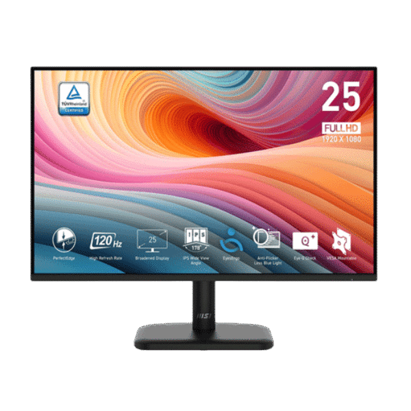 MSI PRO MP251L E2 24.5" 120Hz Ultra Slim Frameless Monitor