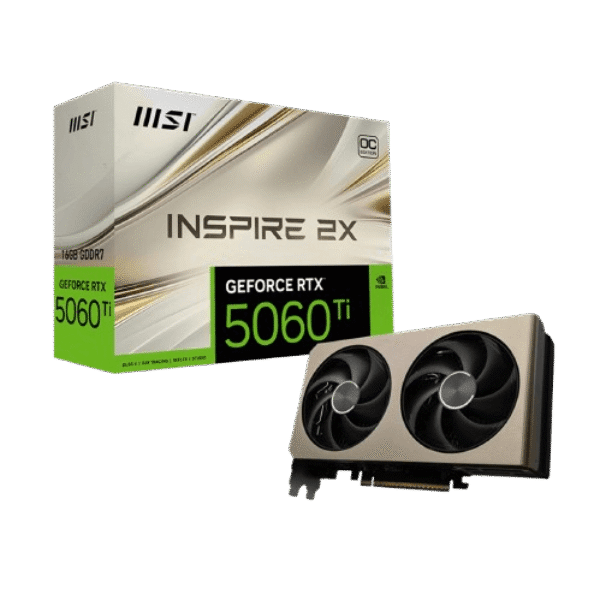 MSI RTX 5060 TI INSPIRE 2X 16gb graphic card