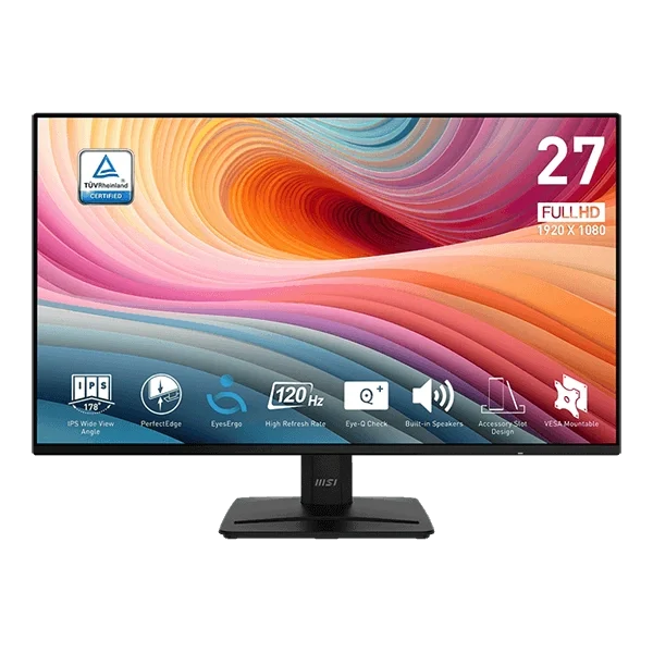 MSI PRO MP271A E2 27" 120HZ IPS FRAMELESS MONITOR