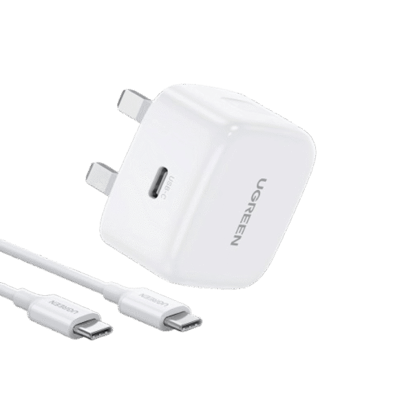UGREEN 20W Type-C Fast Charger Set With Type-C to Type-C 1 Meter Cable – CD137 – 45438