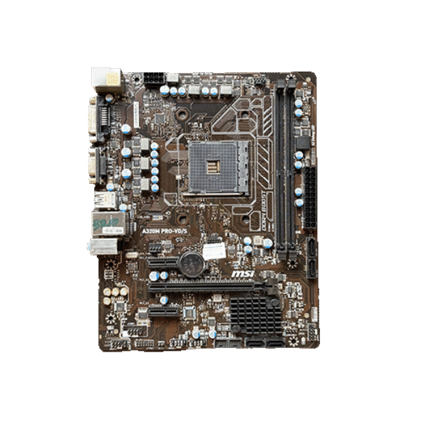 USED MSI A320 2RAM SLOT MOTHERBOARD