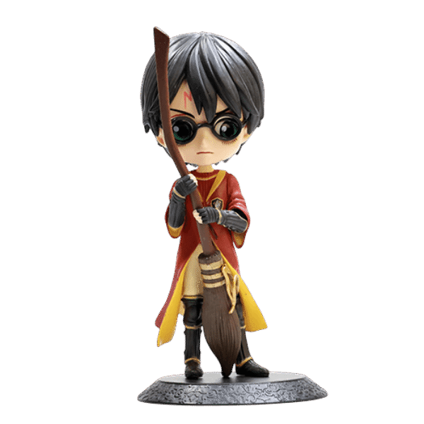 HARRY POTTER QUIDDITCH Q POSKET FIGURE WITH BROOM