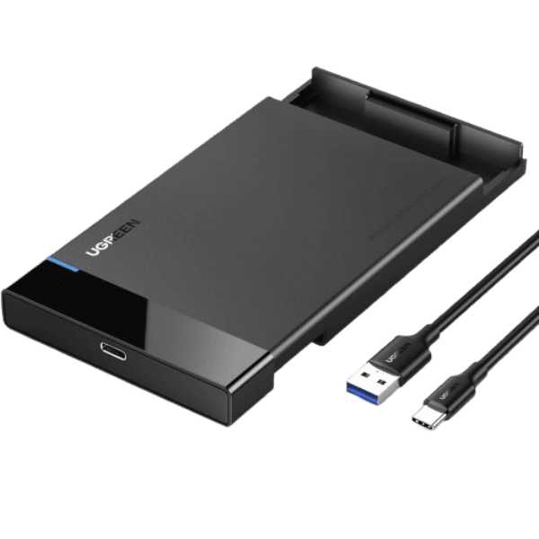 UGREEN 2.5 INCH SATA HDD / SSD HARD DRIVE ENCLOSURE – US221 – 50743