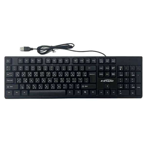 X-BRAND TP-312 THREE LANGUAGES keyboard
